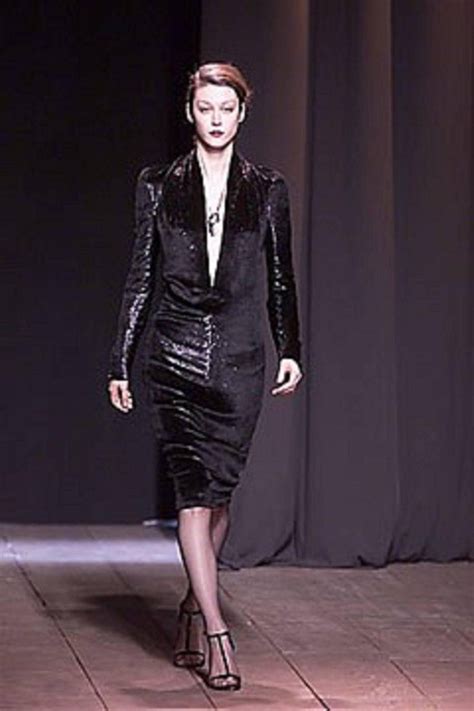 ysl black leather dress|ysl evening dresses.